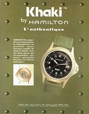 Advertising 118 1994 Khaki by Hamilton Watch