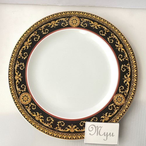 Assiette noire versace - noire,