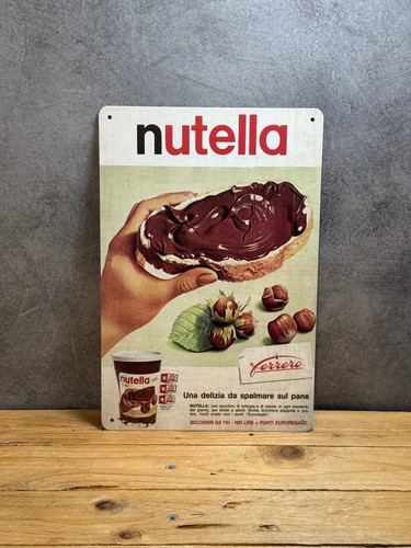 Plaque métal nutella - plaque,