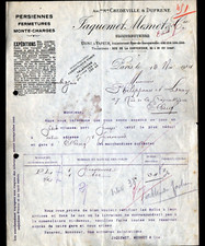 PARIS (XV°) MONTE-CHARGE FACTORY, SHUTTERS "JAQUEMET & MESNET" in 1914