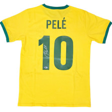 Maillot Brésil signé par Pelé (PSA)