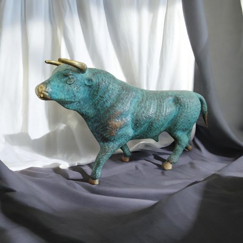 Bronze animalier taureau - bronze,
