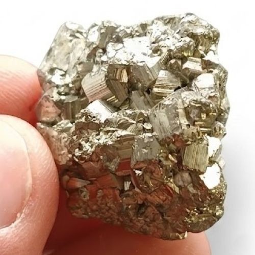 Cube cristal pyrite - de,