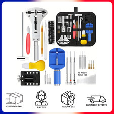 Kit Réparation Montres Bijoutier Horloger Outils Professionnels 147 Pieces