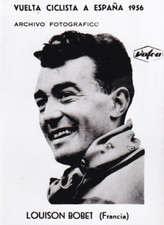 *65145 Photo Cyclisme Reproduction Louison Bobet