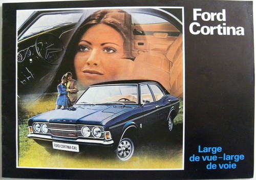Brochure anglaise ford cortina - anglaise,