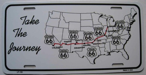 Plaque auto usa - , 66