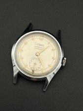 Montre vintage mécanique STEBRA 15 rubis 34mm chromée