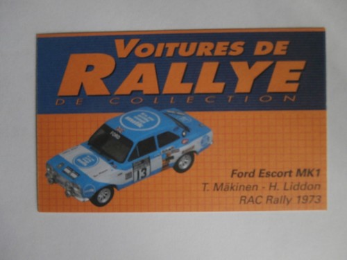 Certificat voiture rallye - certificat,
