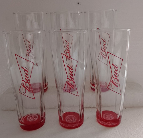 Lot verres bière bud - lot, 6