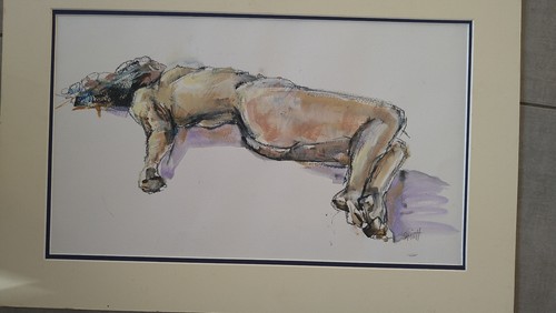 Gouache anne smith peintre - gouache,