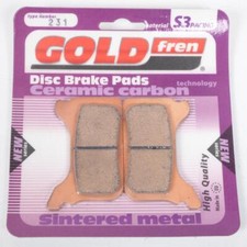 Plaquette de frein Gold Fren