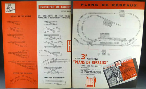 Jouef dépliants plans - jouef, 2