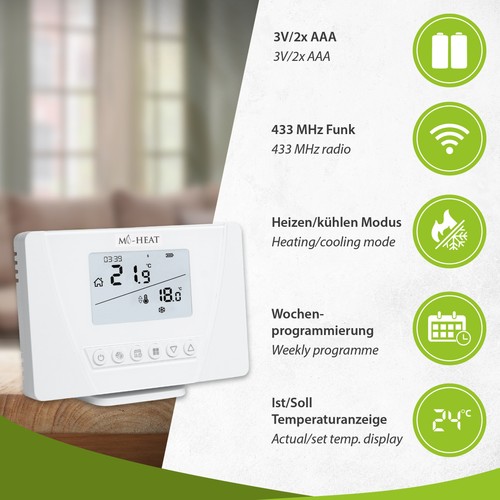 Heat 300s rf thermostat - mi-heat, mi-300s
