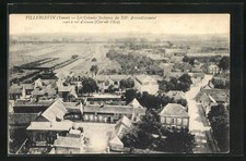 Old postcard Villeblevin, les Colonies Scolaires 