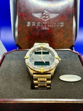 Breitling Aerospace F65362 Analog Digital Titanium Watch. Beautiful! NO RESERVRE