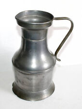 BEAUTIFUL OLD LARGE WINE PITCHER, ACORN, TIN JUG JUG, DECORATIVE H:20cm