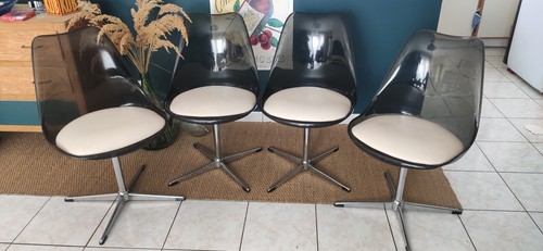 Chaises tulipes plexiglass - tulipes,