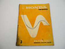 Honda CB125 K5 Parts List Spare Parts List Spare Parts Catalogue 1974
