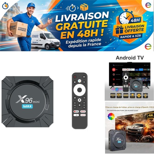 Box android x96 mini max - android,