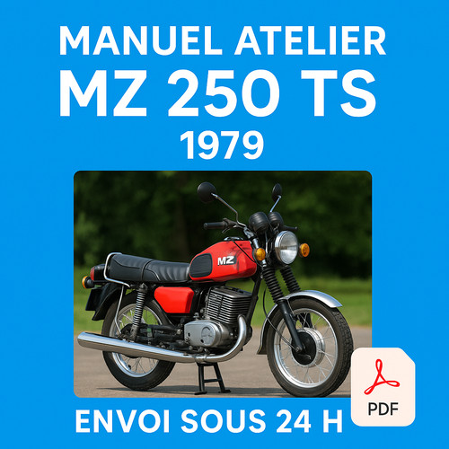 Manuel atelier 250 - mz, 1979