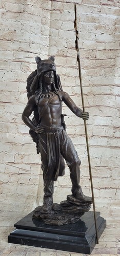 Sculpture bronze sioux - bronze,