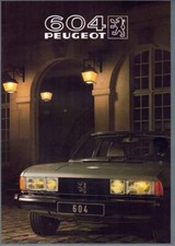 Catalogue brochure Peugeot 604