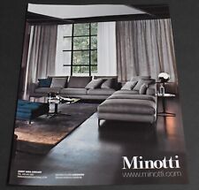 2011 Print Ad Minotti Couch Furniture Rodolfo Dordoni Beauty Fashion Home Decor