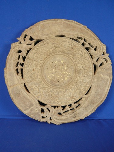 Ancien plateau table sculpté - plateau,