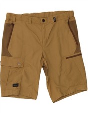 DECATHLON Mens Cargo Shorts EU 48 Medium W38  Khaki Polyamide GA09