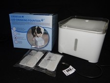 Fontaine à eau LED pour chat chien et animaux. Distributeur d'eau