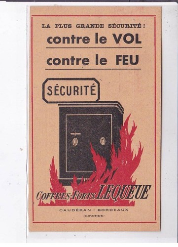 Publicite coffres forts - :,