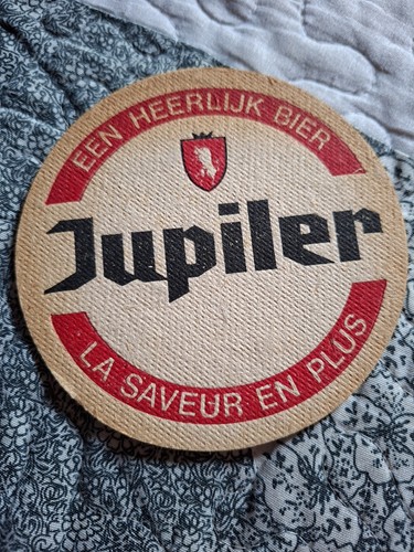 Sous bock bière jupiler - bière,