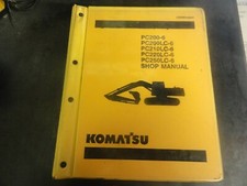 Komatsu PC200-6 PC200LC-6 PC210LC-6 PC220LC-6 PC250LC-6 Excavator Shop Manual