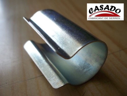 Lot clips acier galva - de,