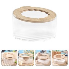  Salle Bain Hamster Transparente Toilettes De Petites Pour Animaux Compagnie