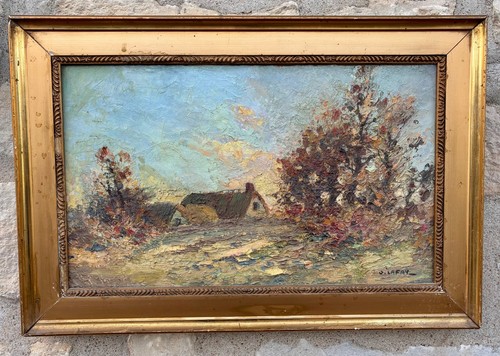 Tableau chaumière - tableau,
