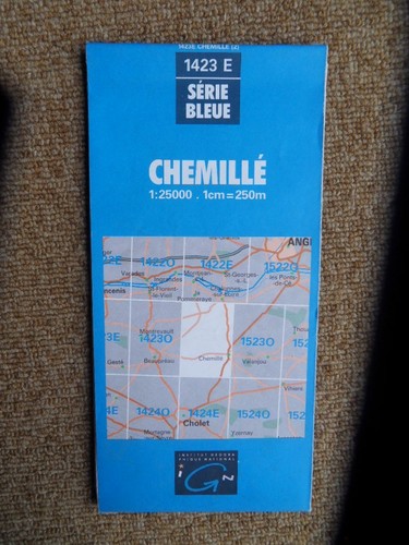 527 carte ign série bleue - 527-,