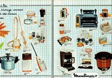 1975 Advertising 820 Advertising Moulinex Fryer Cooker Vacuum (2 Pages)