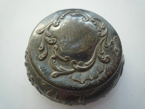 Poudrier art nouveau - poudrier,