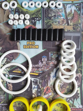 FLIPPER-STERN -JURASSIC PARK  -PRO-KIT ELASTIQUES-DOIGT DE BATTEUR JAUNE-PINBALL