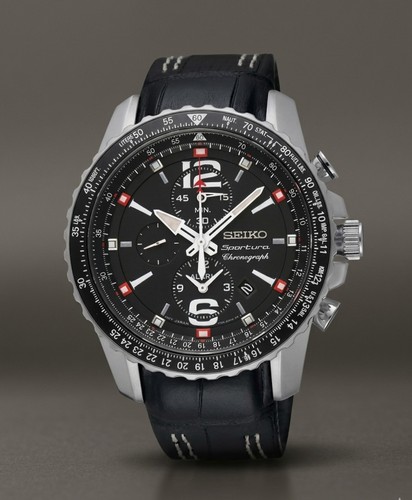Seiko sportura snae95p2 - seiko, pilot