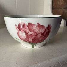 Villeroy & Boch Luxembourg Flora Rice Bowl 20ozPink Wild Rose Wildrose FineChina