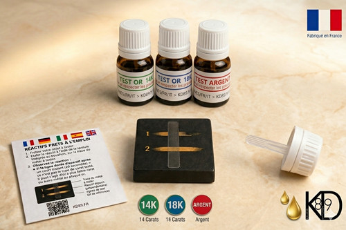 Kit test acide 14k 18k - kit,
