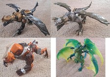 🪆 Lot de 4 dragons et