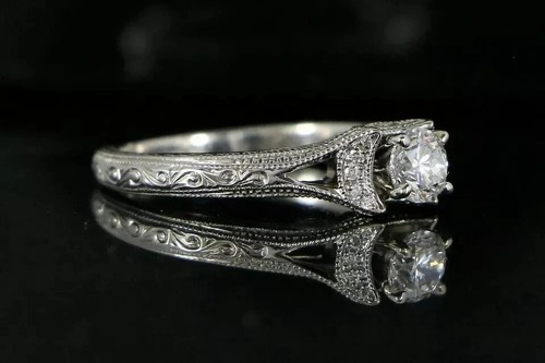 Bague fiançailles ancienne - bague,