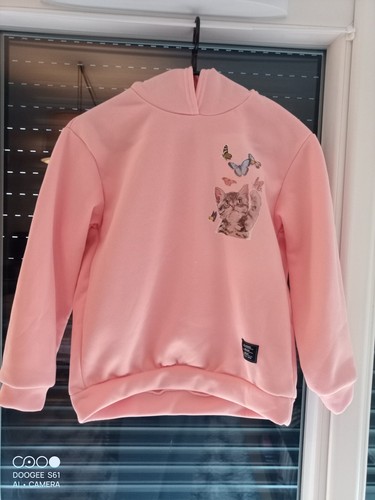Sweat shirt rose capuche - shirt, à