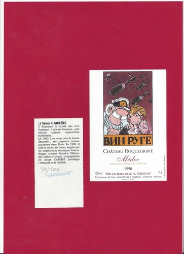 Carrere leo loden etiquette - -, (etiquette