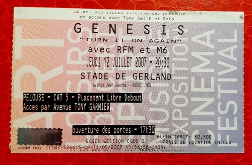 Ticket billet stub used - billet, place