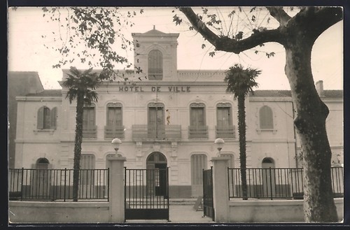 Cpa lunel hérault hôtel de - cpa,